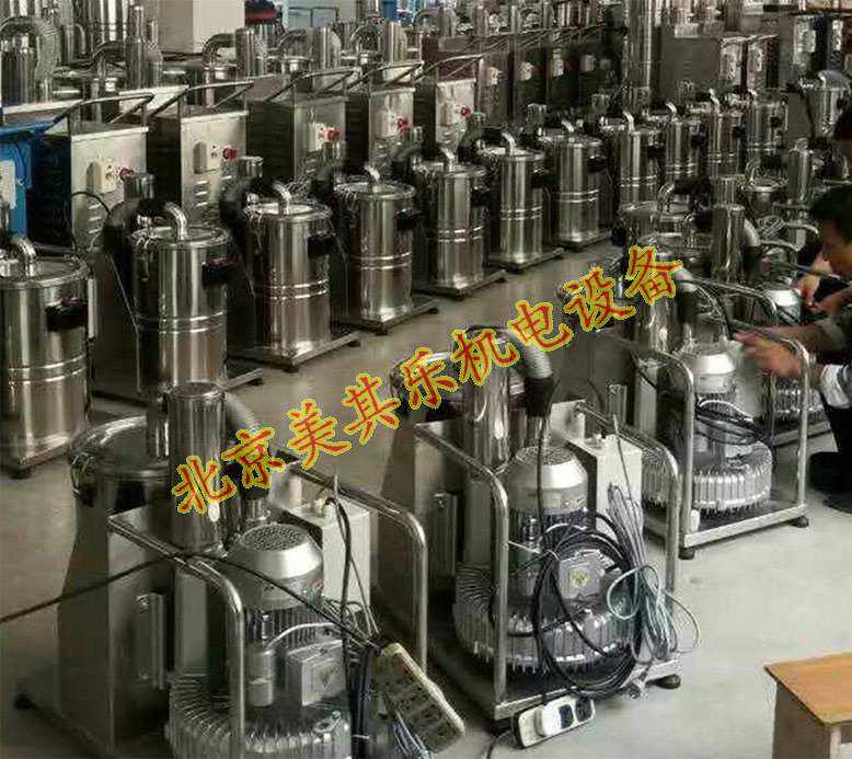 高壓風(fēng)機(jī)用于工業(yè)吸塵器安裝實(shí)物圖